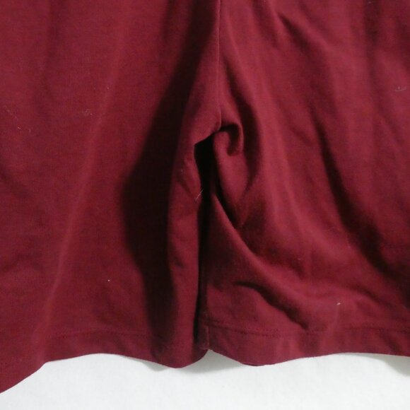 Burgundy | medium | Lightweight Lounge - Pajama Shorts | Back Pocket - Picture 13 of 14